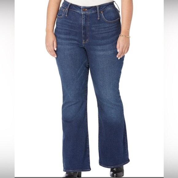 Madewell Skinny Flare Jeans | Colleton Wash | Size 33 | EUC - Picture 1 of 14